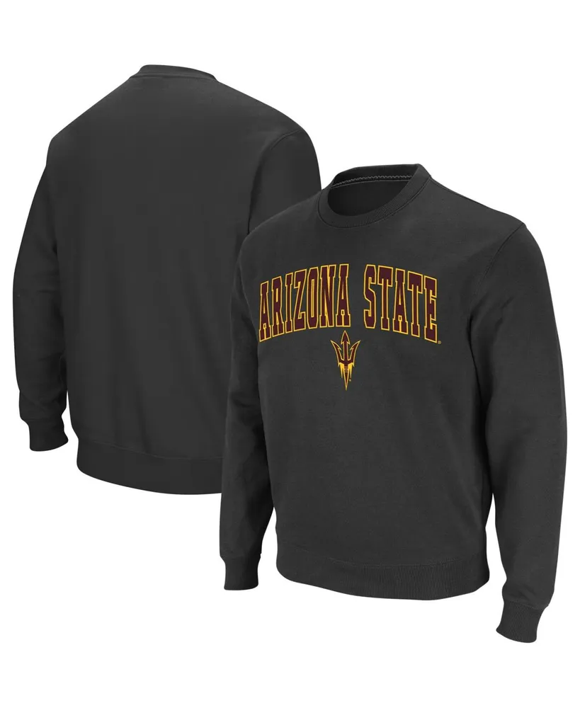 Colosseum Men's Arizona State Sun Devils Arch & Logo Pullover Sweatshirt