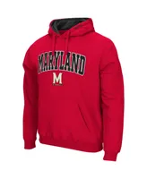 Men's Colosseum Maryland Terrapins Arch and Logo 3.0 Pullover Hoodie