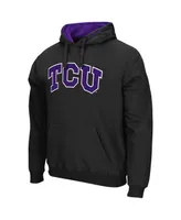 Men's Colosseum Tcu Horned Frogs Arch and Logo 3.0 Pullover Hoodie