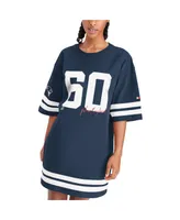 Tommy Hilfiger Women's Navy New England Patriots Clair Half-Sleeve Dress