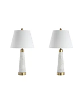 Travis Modern Column Led Table Lamp, Set of 2