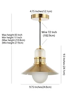 Colin Adjustable Retro Hurricane Led Pendant