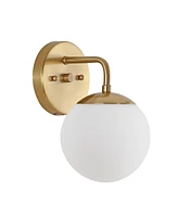 Louis Parisian Globe -Light Metal/Frosted Glass Modern Contemporary Led Vanity