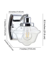 Jonathan Y Orleans 1-Light Schoolhouse Led Vanity Light