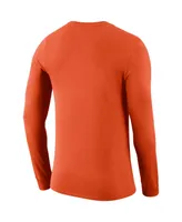 Men's Orange Clemson Tigers Local Mantra Performance Long Sleeve T-shirt