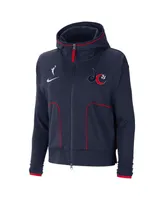 Women's Nike Navy Washington Mystics Full-Zip Knit Jacket