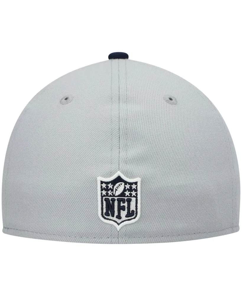 Men's New Era Silver Dallas Cowboys 59FIFTY Fitted Hat