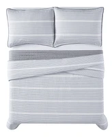Brooklyn Loom Niari Yarn Dye Stripe 2 Piece Quilt Set, Twin