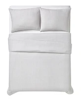 London Fog Herringbone Piece Flannel Comforter Set