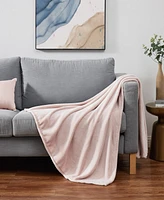 Cannon Solid Plush Oversized Throw, 60" x 80"