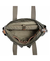Tsd Brand Urban Light Coated Canvas Tote Bag