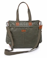 Tsd Brand Urban Light Coated Canvas Tote Bag