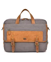 Tsd Brand Valley Oak Canvas Brief Bag