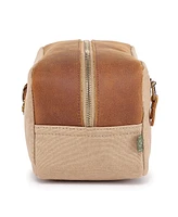 Tsd Brand Valley Oak Canvas Toiletry Bag