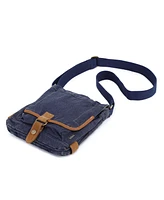 Tsd Brand Atona Classic Flap Canvas Crossbody Bag