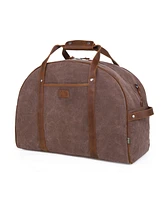 Tsd Brand Stone Creek Waxed Canvas Travel Bag