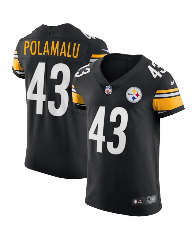 Mitchell & Ness Troy Polamalu Black Pittsburgh Steelers 2008 Alternate  Authentic Retired Player Jersey At Nordstrom in Orange for Men