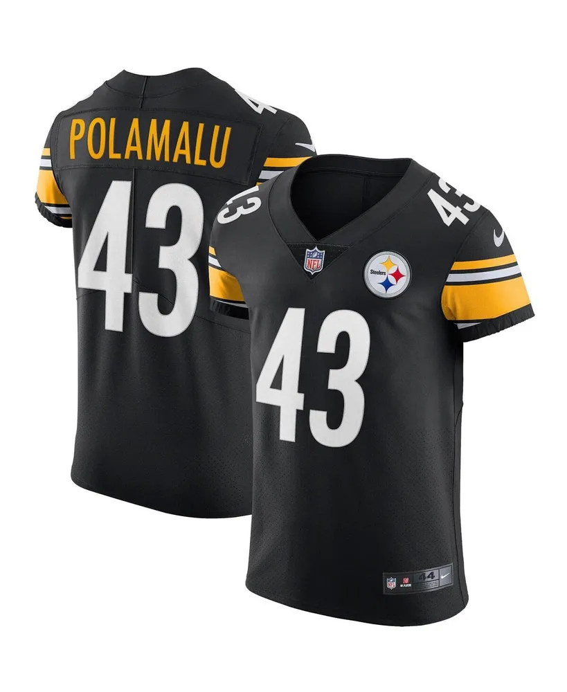 Lids Troy Polamalu Pittsburgh Steelers Mitchell & Ness Retired Player Name  Number Acid Wash Top - Black