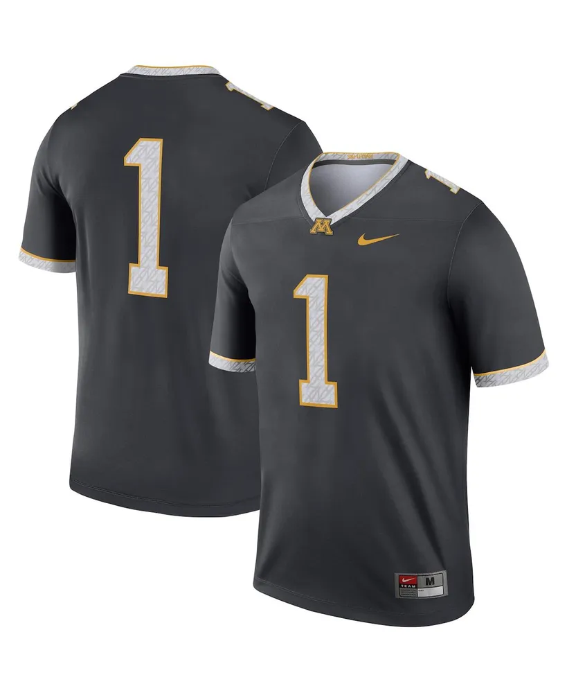 Men's Nike Gray #1 Minnesota Golden Gophers Legend Alternate Jersey