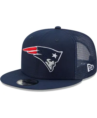 Men's New Era Navy New England Patriots Classic Trucker 9FIFTY Snapback Hat