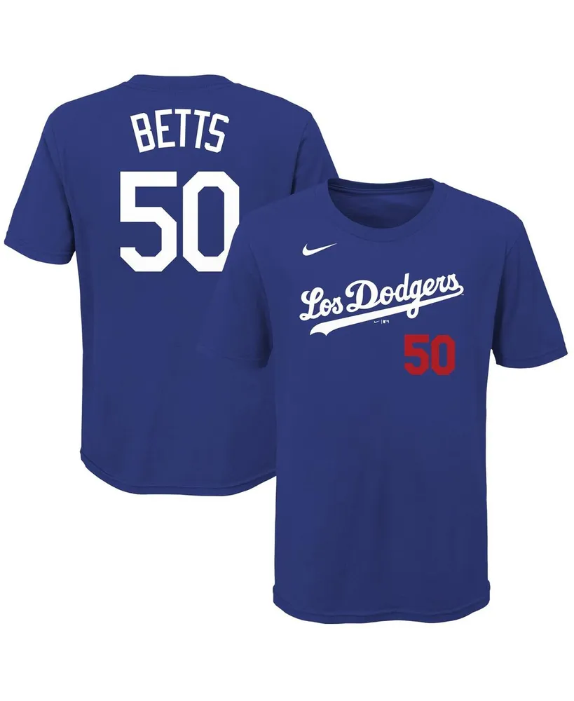 Home  Nike Mookie Betts Los Angeles Dodgers Big Boys and Girls