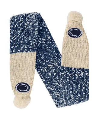 Women's Foco Penn State Nittany Lions Confetti Scarf with Pom
