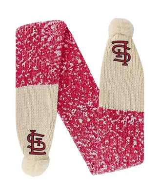Women's Foco St. Louis Cardinals Confetti Scarf with Pom