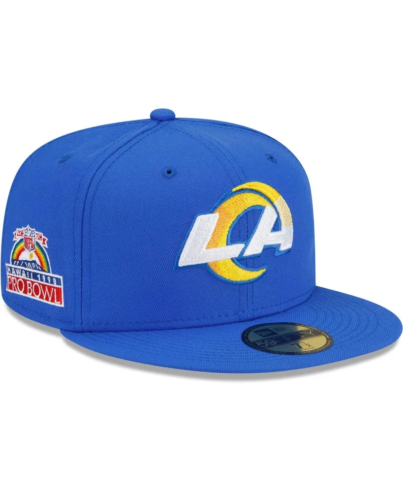 Men's New Era Royal Los Angeles Rams Patch Up 1998 Pro Bowl 59FIFTY Fitted Hat