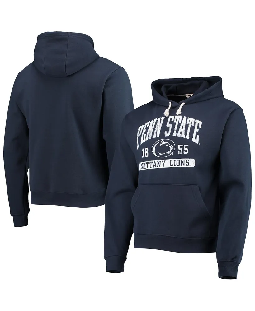 Men's League Collegiate Wear Navy Penn State Nittany Lions Volume Up Essential Fleece Pullover Hoodie