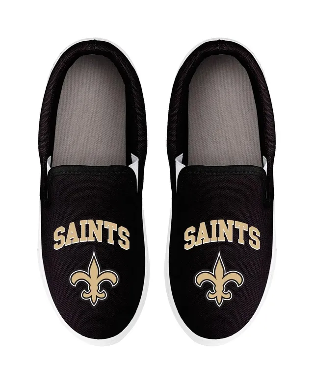 Youth FOCO New Orleans Saints Scuff Wordmark Slide Slippers