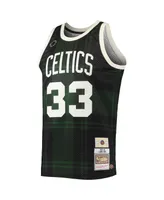 Men's Mitchell & Ness Larry Bird Black Boston Celtics 1985-86 Hardwood Classics Uninterrupted Swingman Jersey