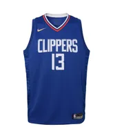 Big Boys Nike Paul George Royal La Clippers 2021/22 Diamond Swingman Jersey - Icon Edition