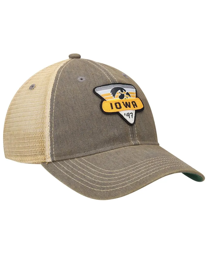 Men's Gray Iowa Hawkeyes Legacy Point Old Favorite Trucker Snapback Hat