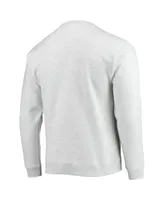 Men's League Collegiate Wear Heathered Gray Army Black Knights Upperclassman Pocket Pullover Sweatshirt