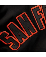 Men's Pro Standard Black San Francisco Giants Wordmark Satin Full-Snap Jacket