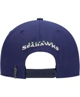 Men's Pro Standard College Navy Seattle Seahawks Logo Ii Snapback Hat