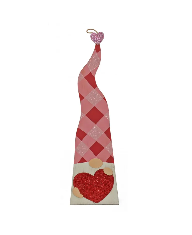 National Tree Company Valentine's Gnomes Porch Decoration