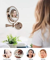 Ovente Lighted Wall Mount Mirror