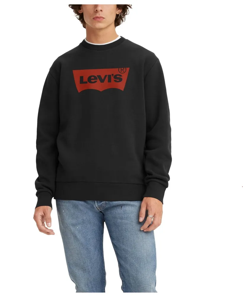 Levi's Men's Graphic Crewneck Regular Fit Long Sleeve Sweatshirt