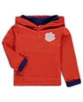 Toddler Boys Colosseum Orange, Heather Gray Clemson Tigers Poppies Hoodie and Sweatpants Set