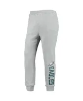 Men's Msx By Michael Strahan Heather Gray Philadelphia Eagles Jogger Pants