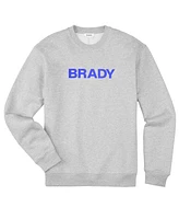 Men's Brady Gray Wordmark Pullover Sweatshirt