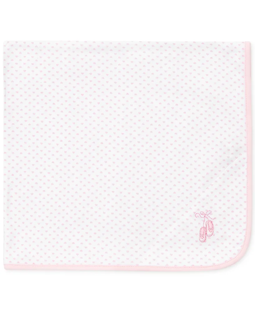 Little Me Baby Girls Prima Ballerina With All Over Heart Print Blanket