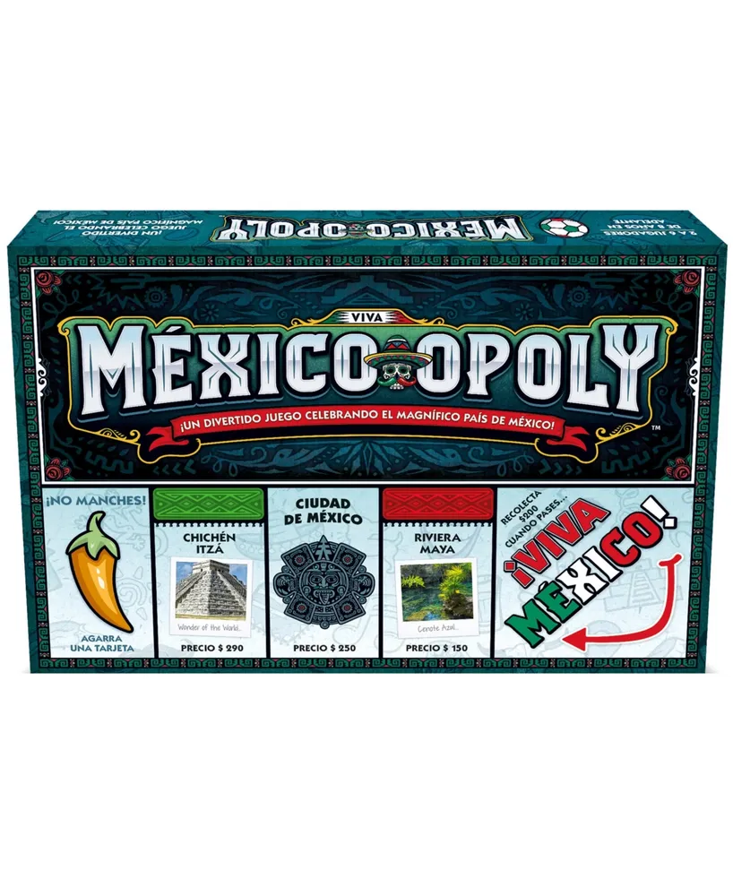 Mexico-Opoly Late for the Sky Spanish Board Game