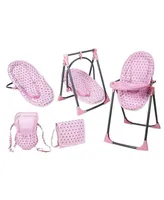 Lissi Doll 6-in-1 Convertible Highchair Play Set
