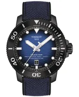 Tissot Men's Seastar 2000 Professional Powermatic 80 Automatic Two-Tone Rubber Strap Watch 46mm