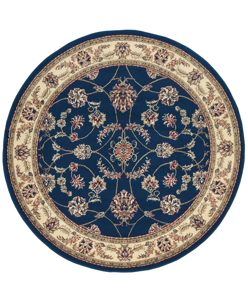 Closeout! Km Home Pesaro 1596 5'3" x 5'3" Round Area Rug