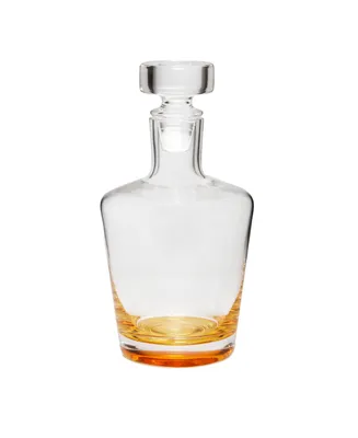 3.5" Whiskey Decanter with Colored Dipped Bottom