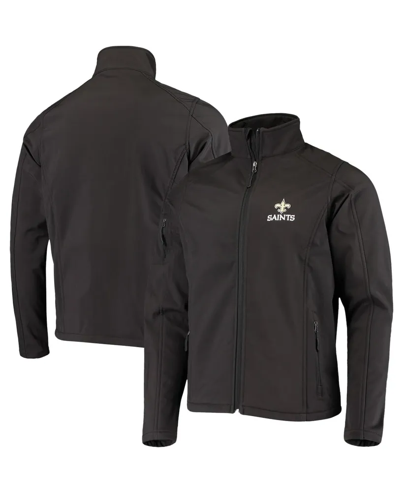 Men's Dunbrooke Black New Orleans Saints Sonoma Softshell Full-Zip Jacket