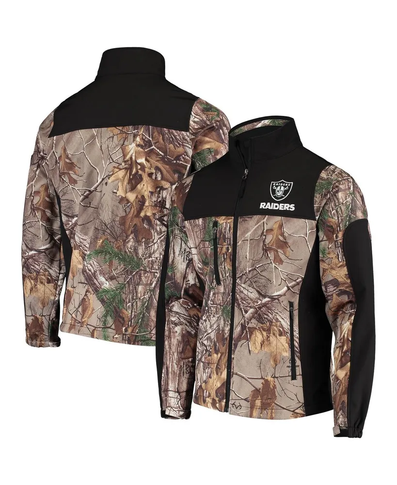 Men's Dunbrooke Realtree Camo/Black Seattle Seahawks Circle Hunter Softshell Full-Zip Jacket